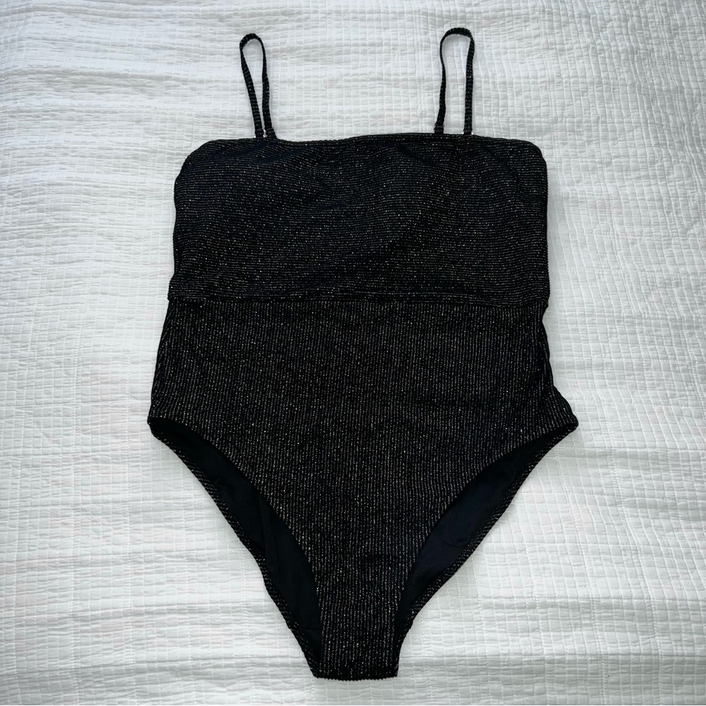 Old Navy Convertible Metallic Shine One-Piece Swimsuit Size Xxl
